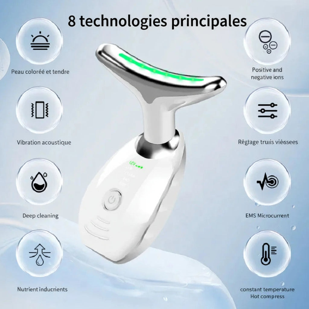 Masseur Liftant pour Cou & Visage à LED