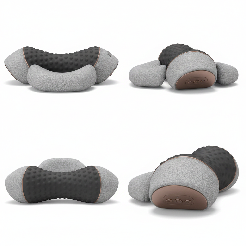 Oreiller cervical WELLORA - Différents angles